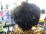 afro before